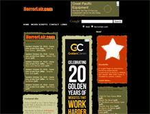 Tablet Screenshot of horrorlair.com